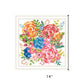 Spring Floral Black Framed Print Wall Art