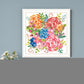 Spring Floral Black Framed Print Wall Art