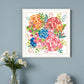 Spring Floral Black Framed Print Wall Art