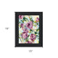 Abstract Floral Black Framed Print Wall Art