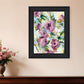 Abstract Floral Black Framed Print Wall Art