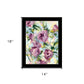 Abstract Floral Black Framed Print Wall Art