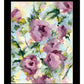 Abstract Floral Black Framed Print Wall Art