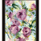 Abstract Floral Black Framed Print Wall Art