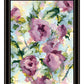Abstract Floral Black Framed Print Wall Art