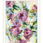 Abstract Floral Black Framed Print Wall Art