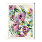 Abstract Floral Black Framed Print Wall Art