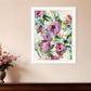 Abstract Floral Black Framed Print Wall Art