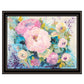 Fresh Florals Black Framed Print Wall Art