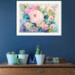 Fresh Florals Black Framed Print Wall Art