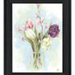 Flower Farm Bouquet Black Framed Print Wall Art