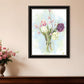Flower Farm Bouquet Black Framed Print Wall Art