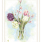 Flower Farm Bouquet Black Framed Print Wall Art