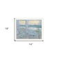 Coastal Porch Black Framed Print Wall Art