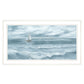 Three Sailboats White Framed Print Wall Art