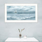 Three Sailboats White Framed Print Wall Art