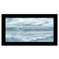 Three Sailboats White Framed Print Wall Art