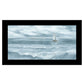 Three Sailboats White Framed Print Wall Art