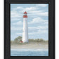 Cape May Light Black Framed Print Wall Art