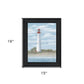 Cape May Light Black Framed Print Wall Art