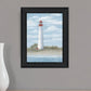 Cape May Light Black Framed Print Wall Art