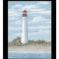 Cape May Light Black Framed Print Wall Art