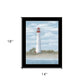 Cape May Light Black Framed Print Wall Art