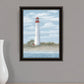 Cape May Light Black Framed Print Wall Art
