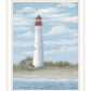 Cape May Light Black Framed Print Wall Art