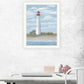 Cape May Light Black Framed Print Wall Art