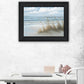 Sea Oats Black Framed Print Wall Art