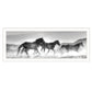 Horses Rolling By White Framed Print Wall Art