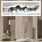 Horses Rolling By White Framed Print Wall Art