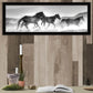Horses Rolling By White Framed Print Wall Art