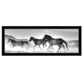 Horses Rolling By White Framed Print Wall Art