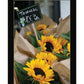 Sunflower Bouquet Black Framed Print Wall Art