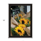 Sunflower Bouquet Black Framed Print Wall Art