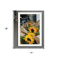 Sunflower Bouquet Black Framed Print Wall Art