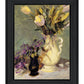 Tulips a Lavender Black Framed Print Wall Art