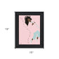 Dance Your Heart Out Black Framed Print Wall Art