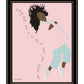 Dance Your Heart Out Black Framed Print Wall Art