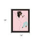 Dance Your Heart Out Black Framed Print Wall Art