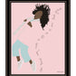 Dance Your Heart Out Black Framed Print Wall Art