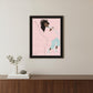 Dance Your Heart Out Black Framed Print Wall Art