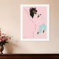 Dance Your Heart Out Black Framed Print Wall Art