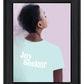 Joy Seeker Look for the Good Black Framed Print Wall Art