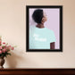 Joy Seeker Look for the Good Black Framed Print Wall Art