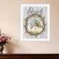 Blessed Wreath Black Framed Print Wall Art