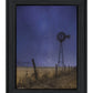 Starlit Night Black Framed Print Wall Art