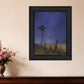 Starlit Night Black Framed Print Wall Art